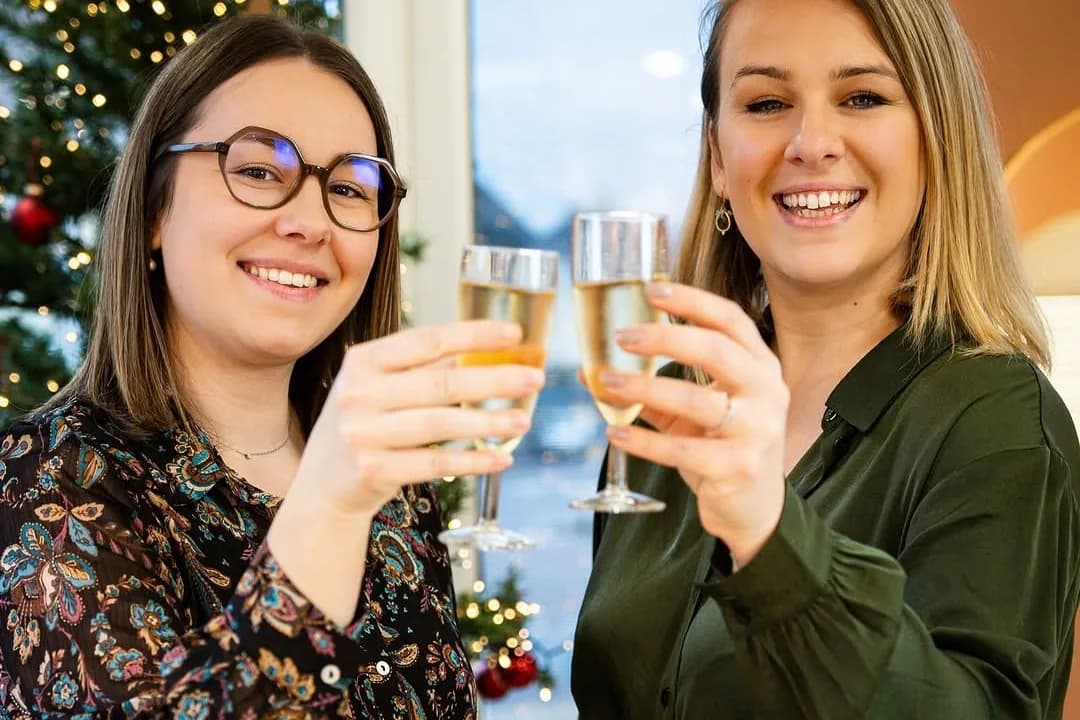 L'équipe des Lunettes de Laurette trinque à une nouvelle année